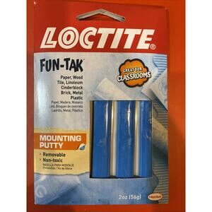 Loctite Fun Tak Reusable Mounting Putty No Holes Non Toxic Removable Adhesive